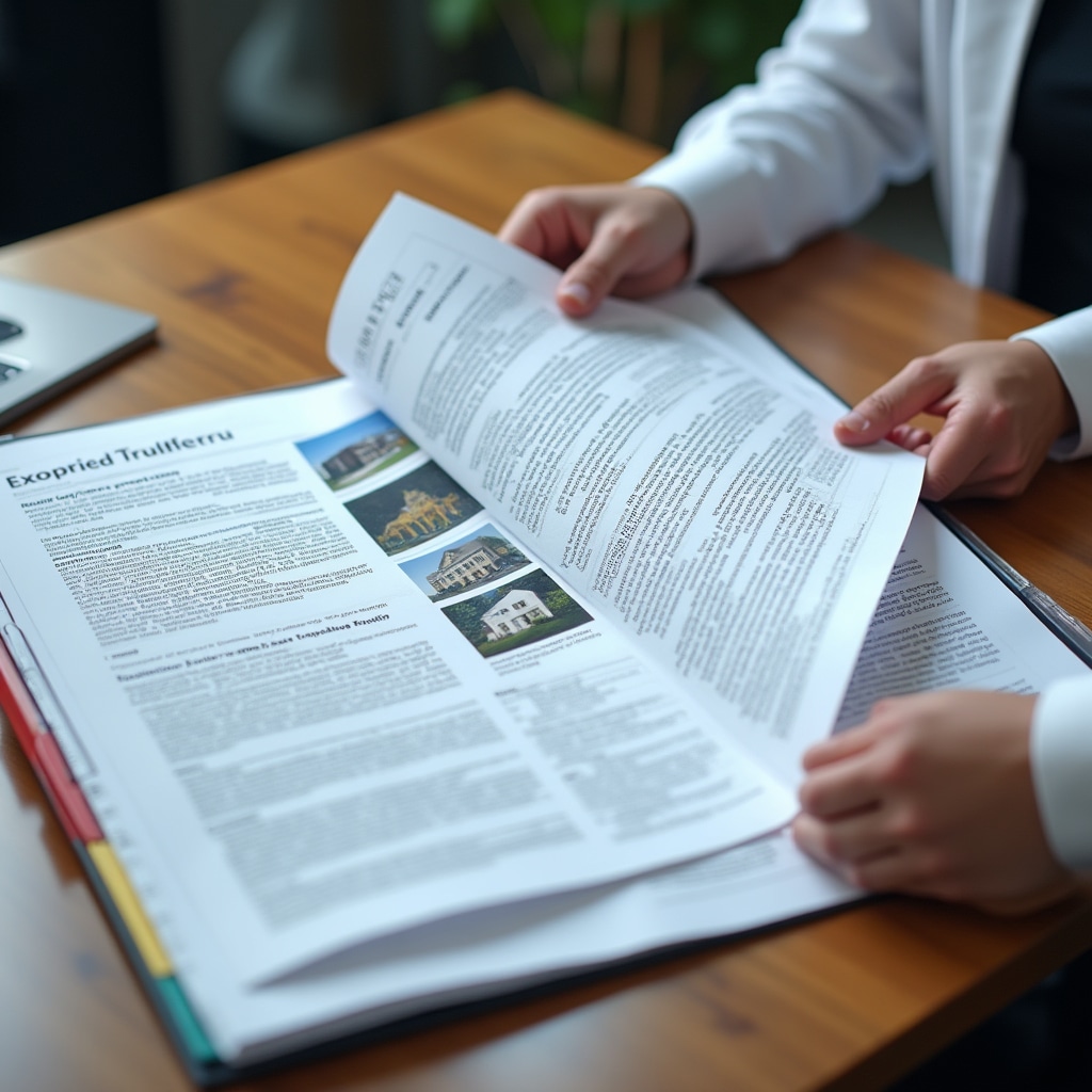 Organized property verification report showing clear structure and documentation sections